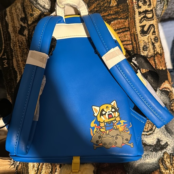 New with tags Sanrio aggretsuko loungefly backpack - Picture 2 of 4